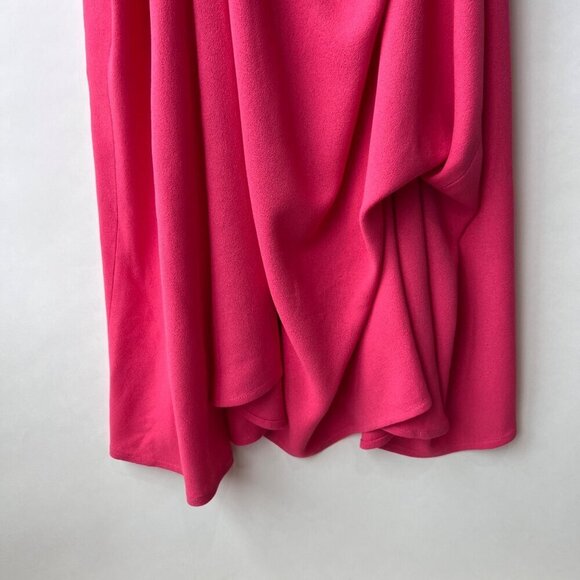 Sies Marjan Paloma draped crepe midi dress, pink, Size 2 - Picture 9 of 14